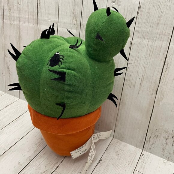 Large IKEA Hemmahos Plush Cactus w/ spider in stuffed clay pot * - Picture 2 of 9